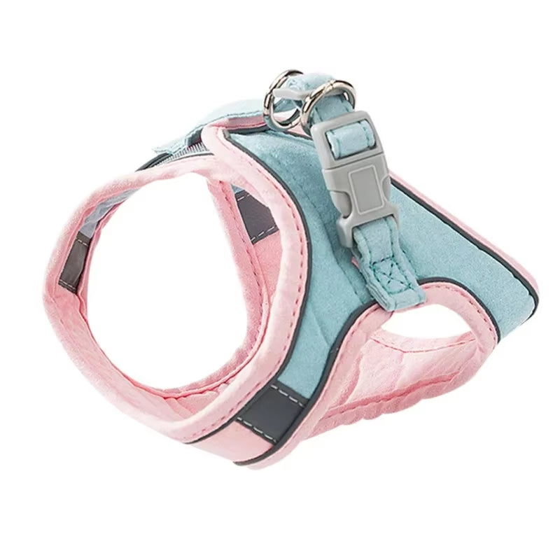 Cat Harness Leash Set for Cat Accessories Dog Cat Vest Pug Leashes Walking Tools Walk Out Leads Products