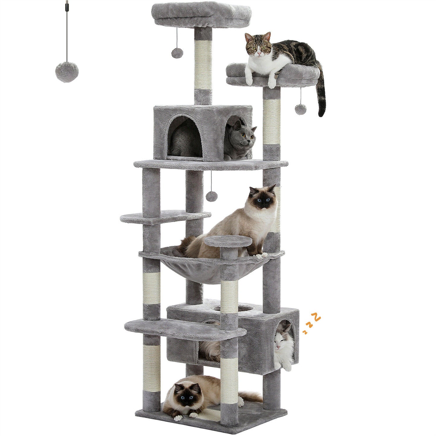 PAWZ Road Cat Tree Tower Condo Scratching Post Scratcher House for Large Cats