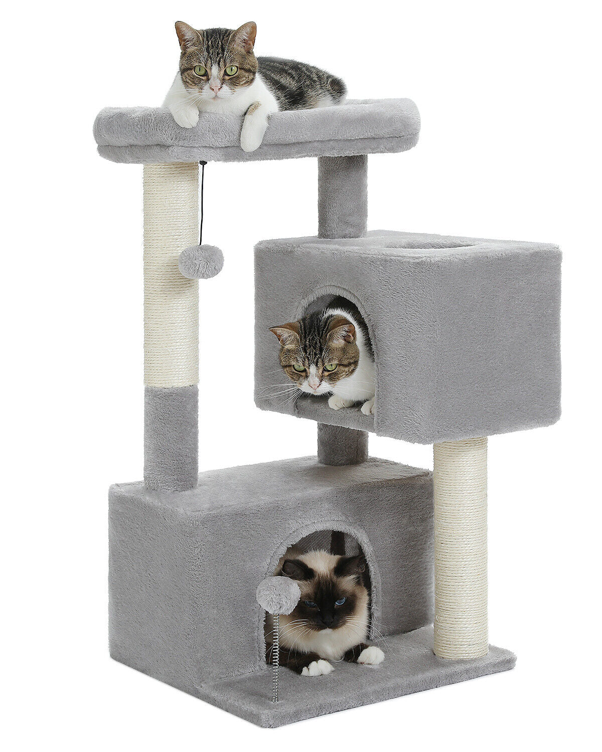 PAWZ Road Cat Tree Tower Condo Scratching Post Scratcher House for Large Cats
