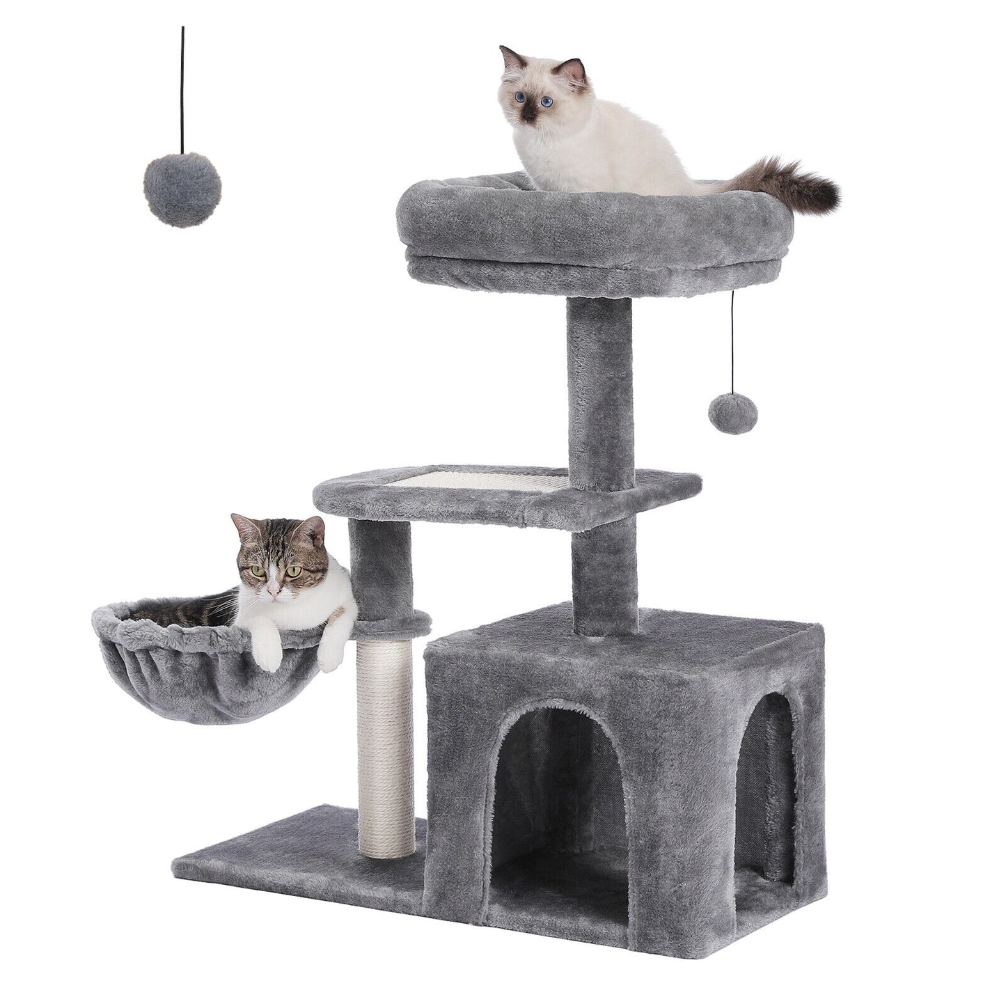 PAWZ Road Cat Tree Tower Condo Scratching Post Scratcher House for Large Cats