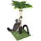 Cat Post 38" Cat Scratching Post, Scratch Posts for Indoor Cats with Dangling Ball, Spring Ball (Green)