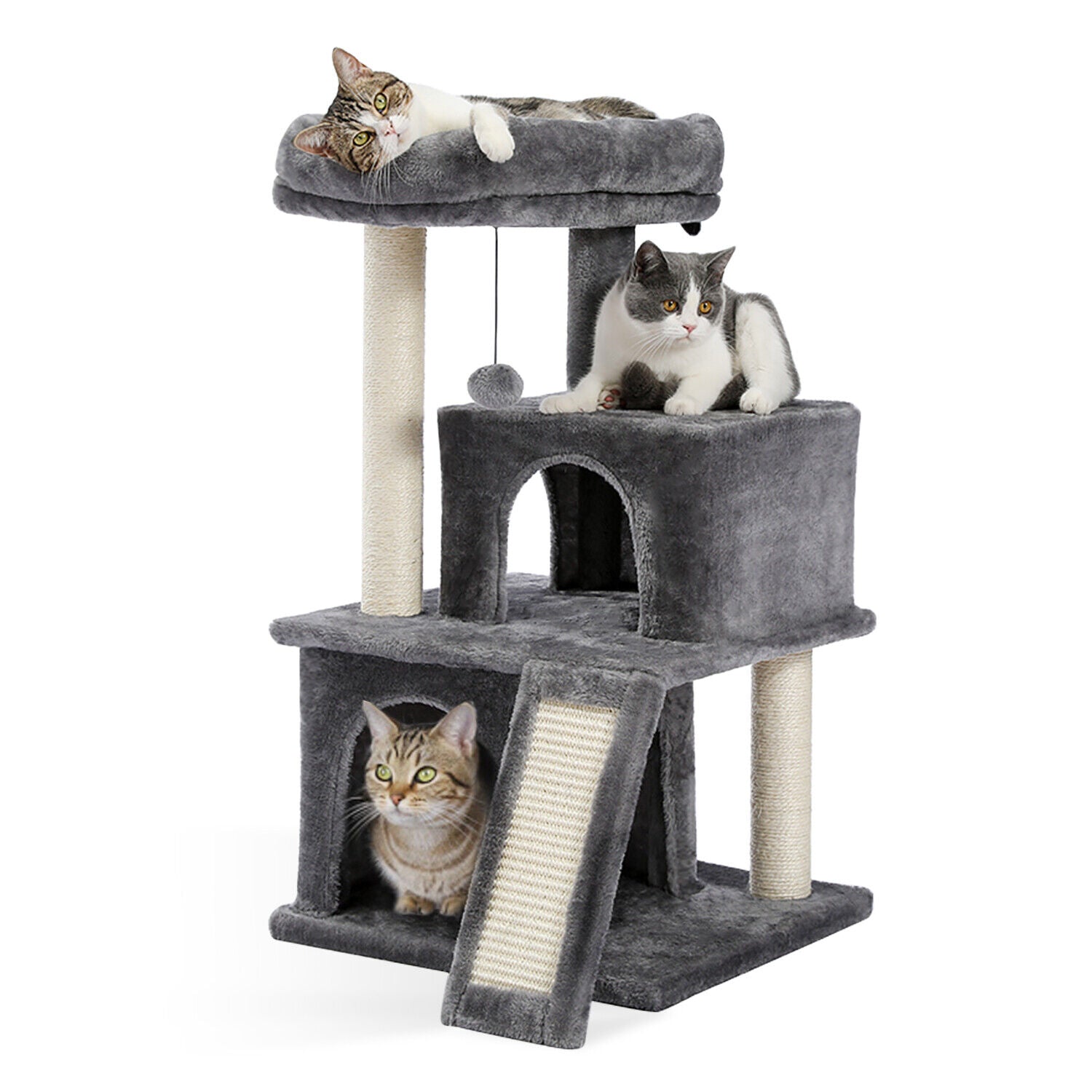 PAWZ Road Cat Tree Tower Condo Scratching Post Scratcher House for Large Cats