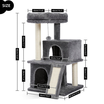 PAWZ Road Cat Tree Tower Condo Scratching Post Scratcher House for Large Cats