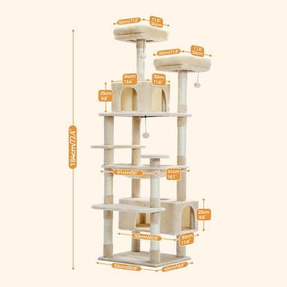 PAWZ Road Cat Tree Tower Condo Scratching Post Scratcher House for Large Cats