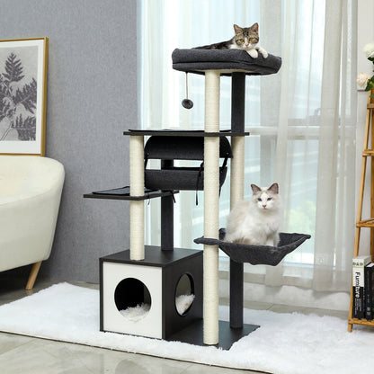 PAWZ Road Cat Tree Tower Condo Scratching Post Scratcher House for Large Cats