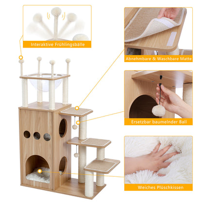 PAWZ Road Cat Tree Tower Condo Scratching Post Scratcher House for Large Cats