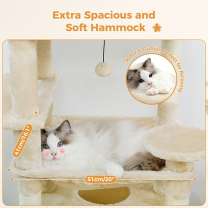 PAWZ Road Cat Tree Tower Condo Scratching Post Scratcher House for Large Cats